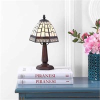 New $80- Carter Tiffany-Style 12" LED Table Lamp