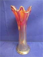 Fenton Diamond & Rib Marigold Carnival Glass On