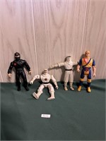 Chuck Norris and Power Rangers Action Figure Lot