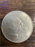 Silver Churchill Coin. 1965