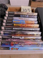(10) Sony Playstation 2 Games - Dynasty Warriors,