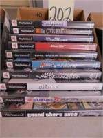 (10) Sony Playstation 2 Games - Grand Theft Auto,