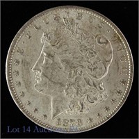 1878 7-TF 3rd Rev.  Silver Morgan Dollar (AU)