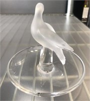 LALIQUE DOVE RING HOLDER