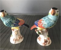PAIR OF CHELSEA HOUSE EXOTIC BIRDS