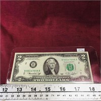 1976 United States $2 Banknote Paper Money Bill