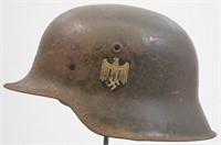 WWII German Single Decal M40 Helmet Shell