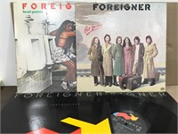 4 Vintage Foreigner 12" Vinyl Albums