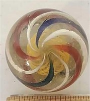 Pontil core swirl marble