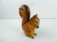 Porcelain Squirrel Canada Souvenir Coin Bank