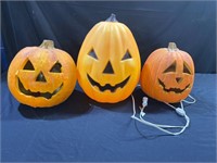 Blow Mold & Light up Pumpkins