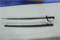 Antique Cavalry Sword No Markings 37"