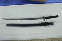 Katana Sword w/ Black Sheath 40"