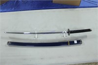 Katana Sword w/ Blue Sheath 40"
