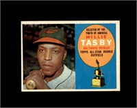 1960 Topps #322 Willie Tasby VG to VG-EX+