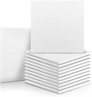 12-Pack White Acoustic Panels 12x12