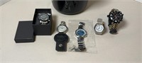 (5) MENS WATCHES