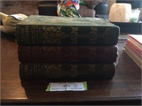 (3) Antique Louisa M Alcott Hard Back Books