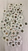 100 Assorted foreign coins