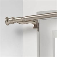 48"- 84" Twist and Shout Easy Install Curtain Rod