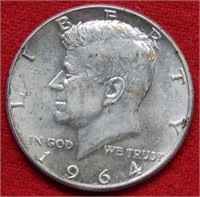 1964 D/D Kennedy Silver Half Dollar