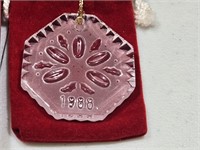 Waterford Crystal Ornament 1988
