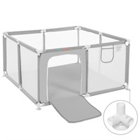 W7332  Novashion Baby Playpen - Grey