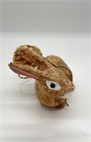 Rabbit with Basket Figurine