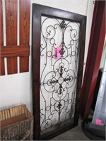 Metal decorative wall piece - SEE PICTURES