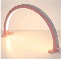 Noverlife pink Half-Moon Nail Desk Lamp, 29inch