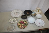 Plates, Bowls, & Creamer