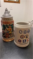 EHG lidded Beer Stein, Munchner Bier stein