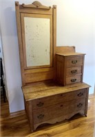 Antique Mirrored Dresser
