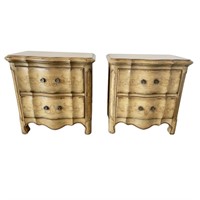 2 ARTISTICA French Provincial Style Nightstands