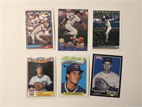 Lot of 6 Ryne Sandberg Baseball Cards