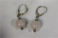 A Pair of Sterling Earrings