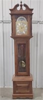 (AR) Hermle Wooden Grandfather Clock w/ Manual
