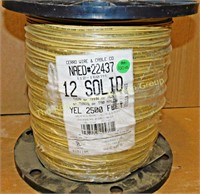 2500' Spool 12 AWG Solid Copper Wire
