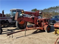 Bale Chopper on Trailer with WI Engine