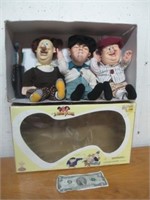 Spumco The Three Stooges Doll Set in Box w/
