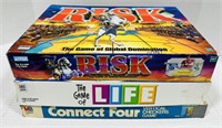 Risk, Life, and Connect Four Games (Unknown if