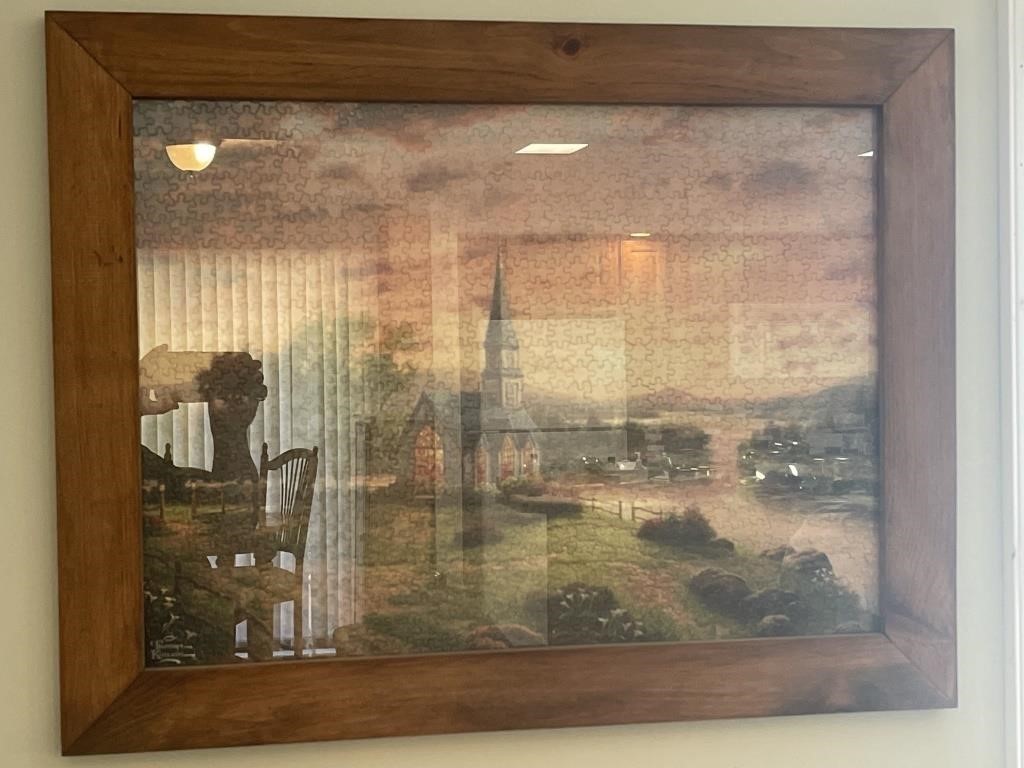 Framed Puzzle Picture 24” x 32”