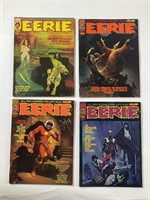 Warren Eerie Magazine Lot Nos.52 56-58 1974