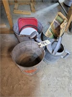 GALVANIZED PAILS & WATER CAN