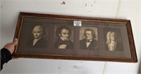 Framed Print of Classical Composers