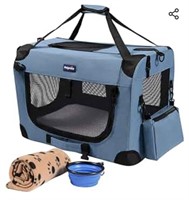 Portable Collapsible Dog Crate, Travel Dog Crate