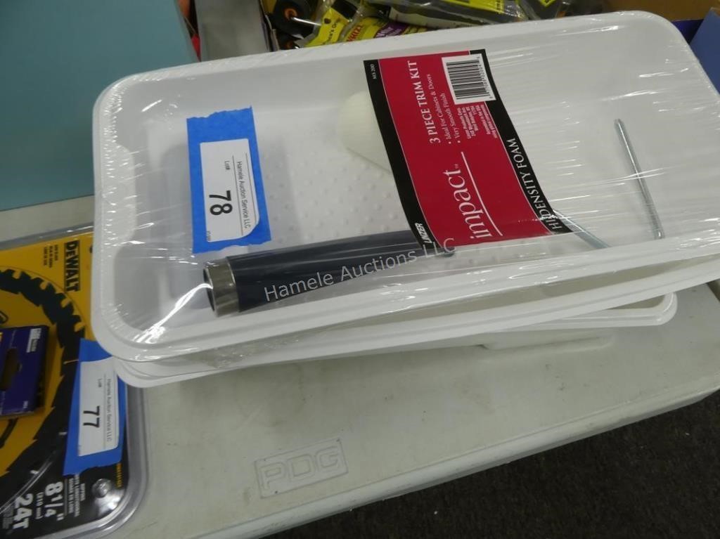 2 Paint Trim Kits and Tray