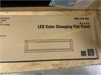 2 CE 6"x1"LED color changing flat panel