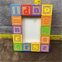 Children's Letter Blocks Picture Frame