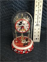 Mickey Mouse Glass Dome Clock Disney